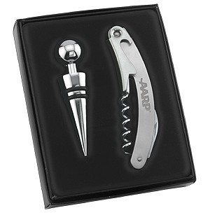 Quality Stainless Steel Wine Bottle Opener and Stopper Set